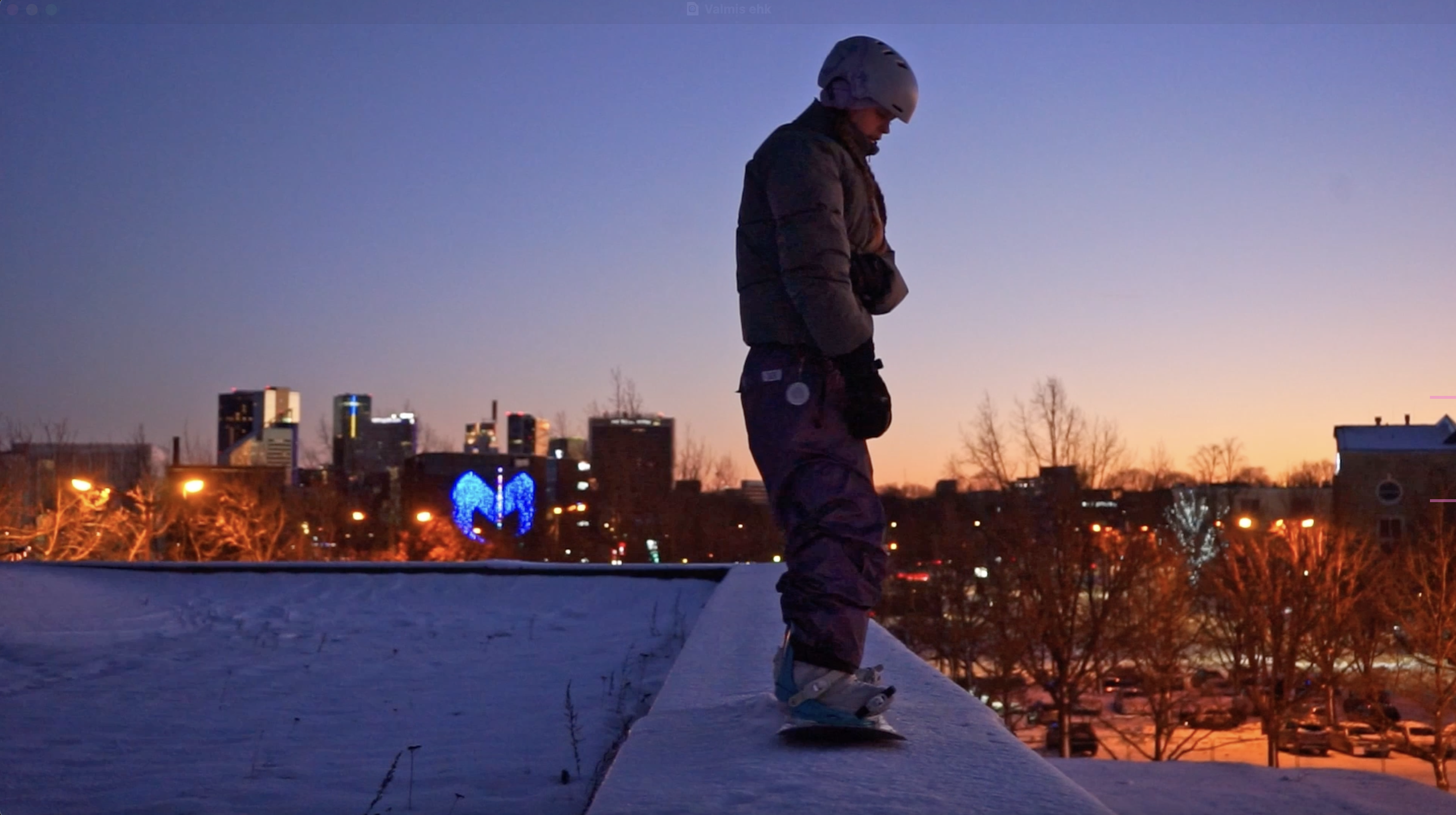 Sunset city drop
